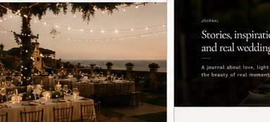 Wedding table detail with candles and flowers